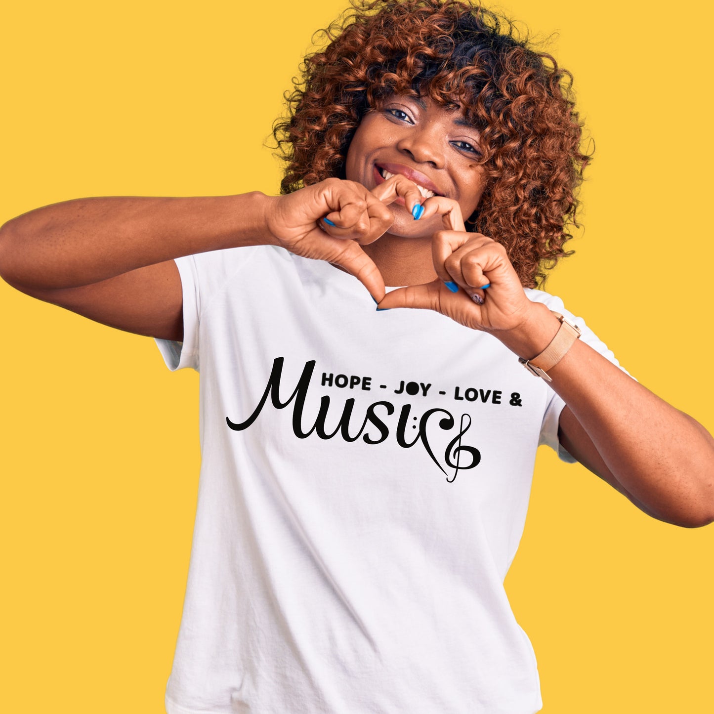 Hope, Joy Love & Music T-shirt