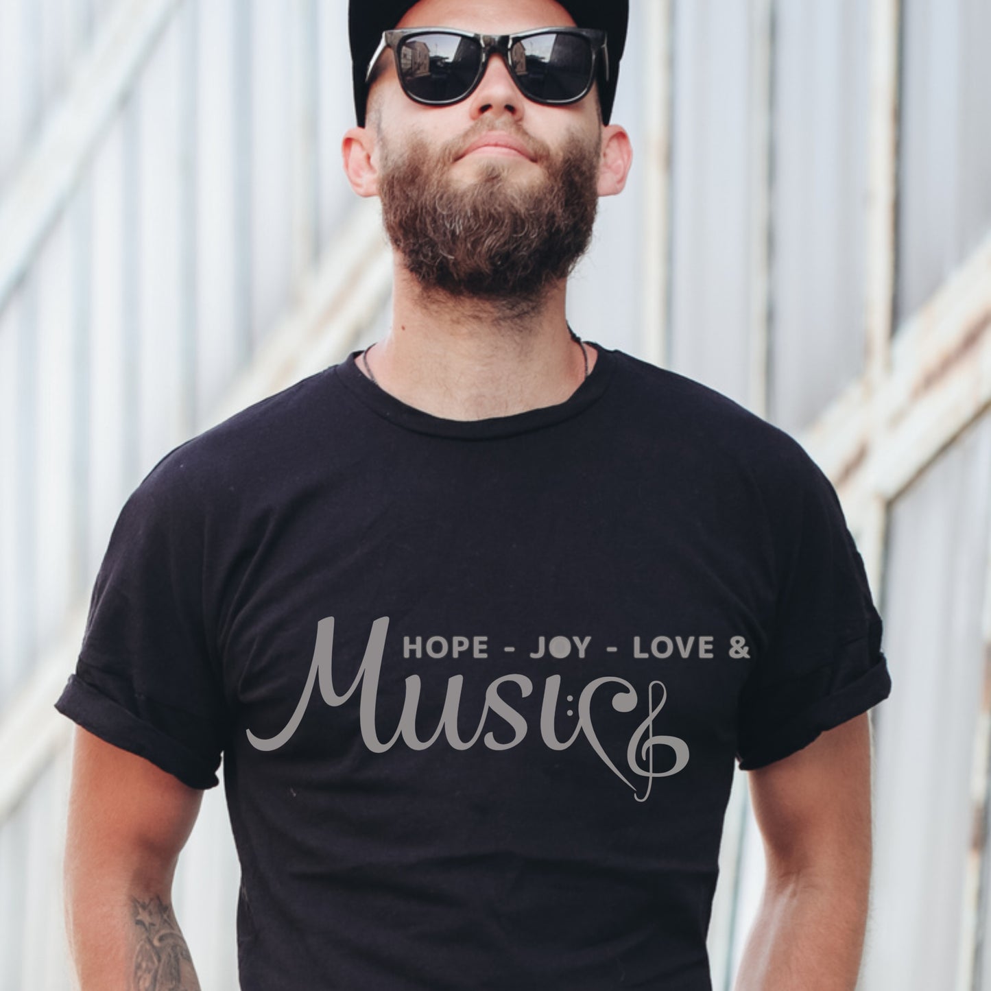 Hope, Joy Love & Music T-shirt