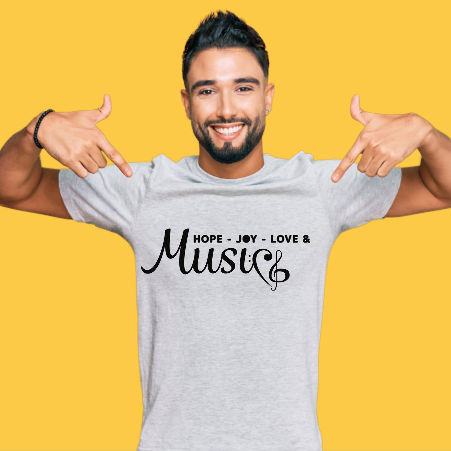 Hope, Joy Love & Music T-shirt