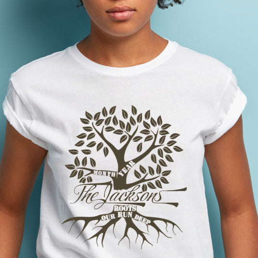 Custom Family Reunion Tree T-shirt