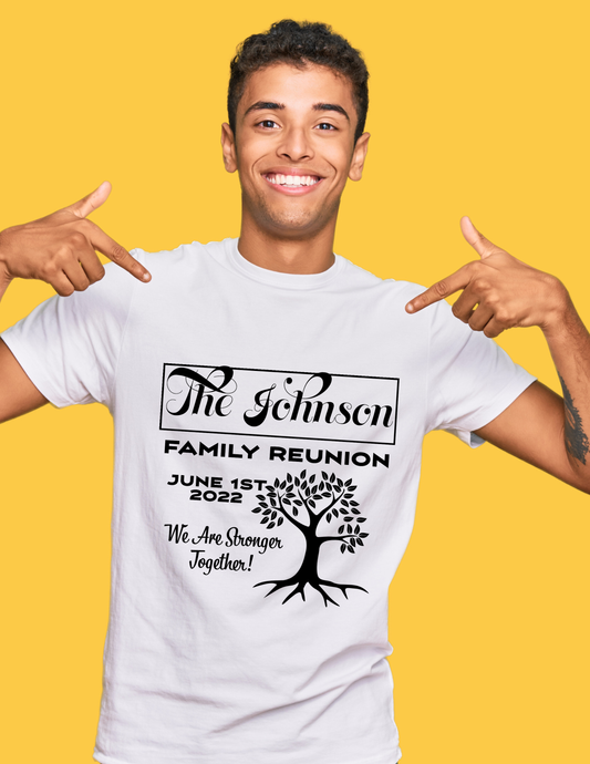 Custom Stronger Together Family Reunion T-shirt